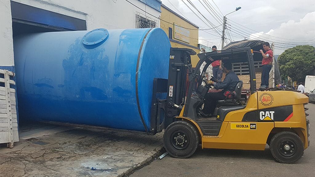 Tanque PRFV de almacenamiento de agua