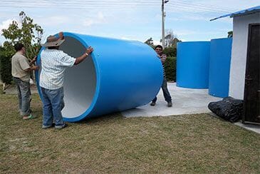 equipo para almacenamiento de agua