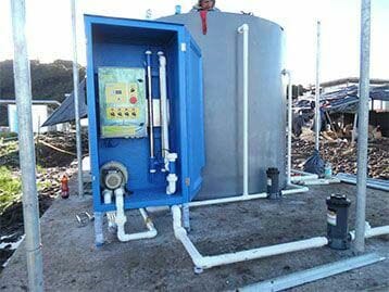 proceso terciario planta de tratamiento de aguas residuales