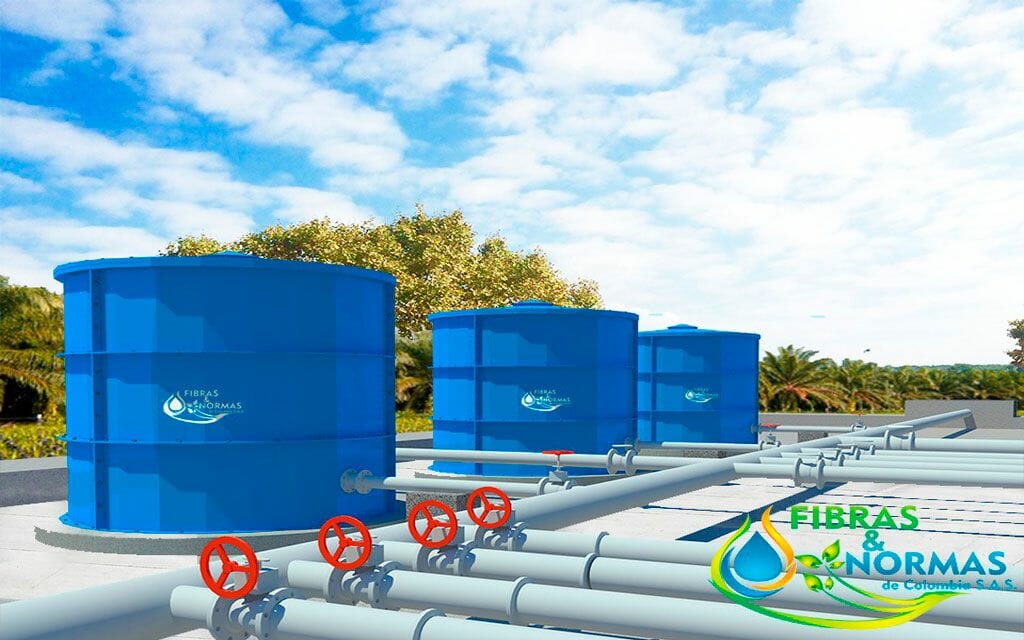 Tanque modular Tanque para almacenar agua modular