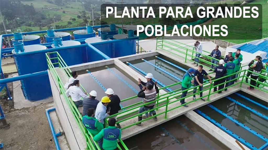 Planta para grandes poblaciones Planta para grandes poblaciones
